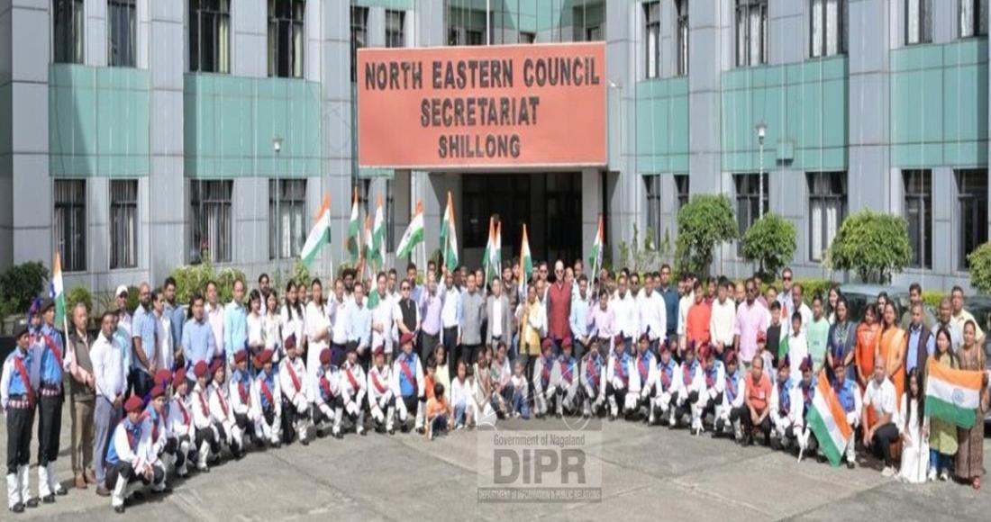 NORTH EASTERN COUNCIL CELEBRATED 80th INDEPENDENCE DAY WITH PATRIOTIC FERVOUR AT NEC SECRETARIAT SHILLONG