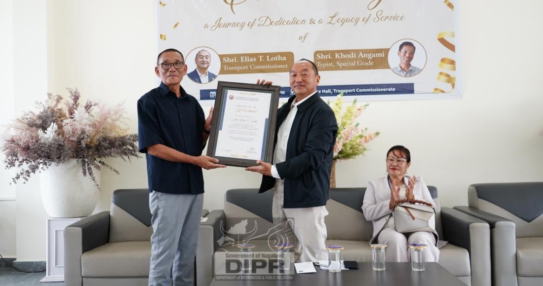 FAREWELL PROGRAMME HELD FOR TRANSPORT COMMISSIONER, TYPIST