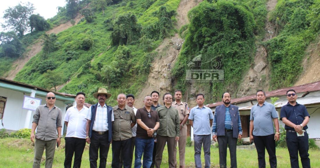 DY. CM. Y. PATTON VISITS LANDSLIDE AFFECTED AREAS AT MON