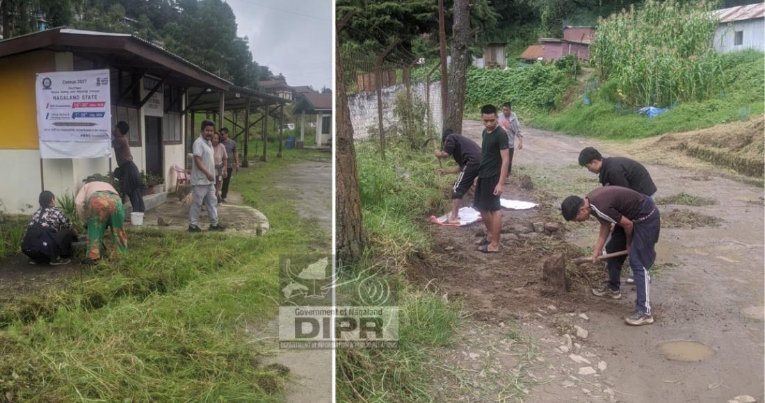 PFUTSERO: In view of the forthcoming 80th Independence Day a mass social work was conducted