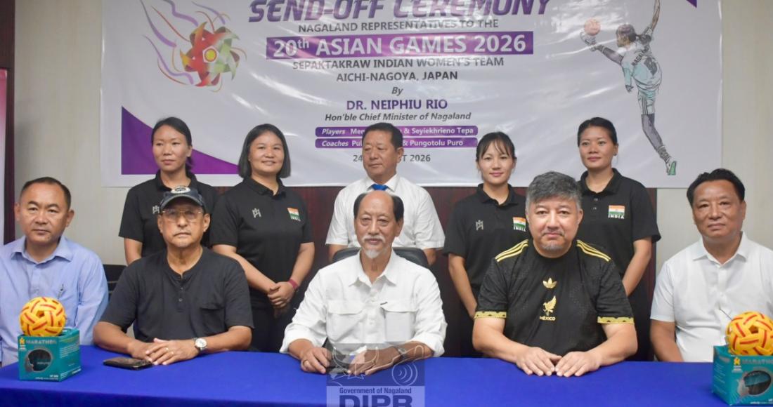 CM MEETS NAGALAND SEPAKTAKRAW PLAYERS, COACHES SELECTED FOR ASIAN GAMES