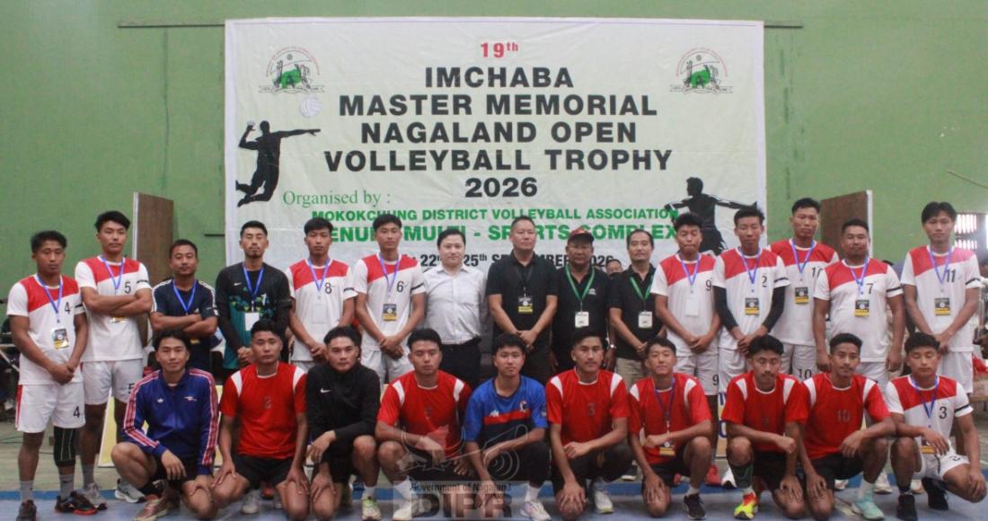 19TH IMCHABA MASTER MEMORIAL NAGALAND OPEN VOLLEYBALL TROPHY 2026, BEGINS AT MOKOKCHUNG