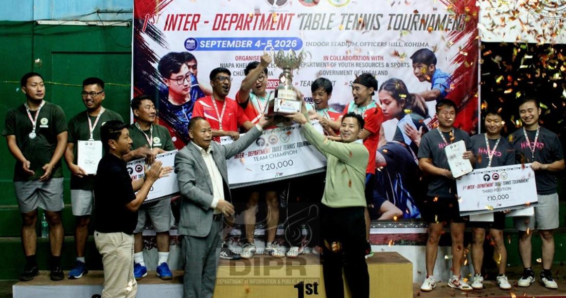 1ST INTER-DEPARTMENT TABLE TENNIS TOURNAMENT CONCLUDES
