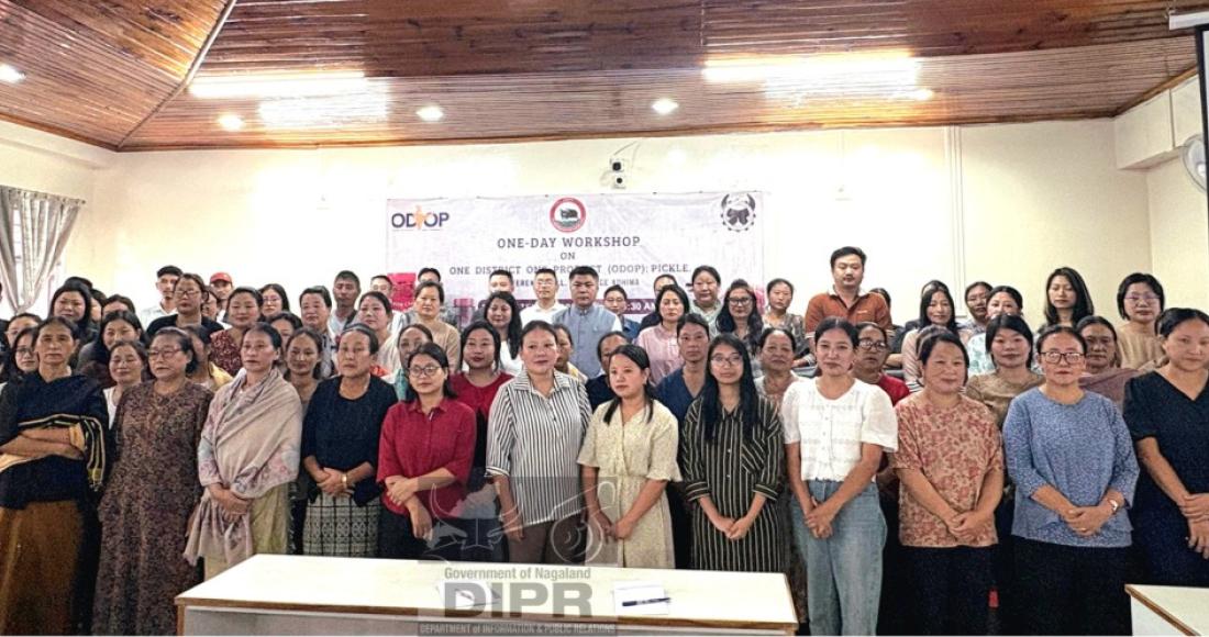 ONE-DAY WORKSHOP ON ODOP PICKLE HELD IN KOHIMA
