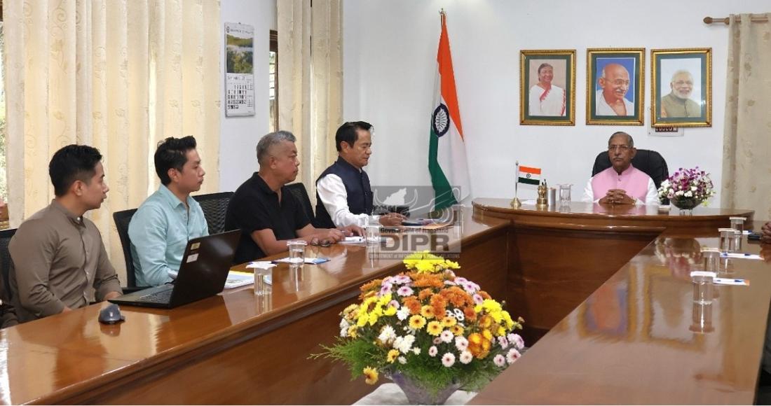 GOVERNOR REVIEWS PROGRESS OF KOHIMA SMART CITY PROJECTS