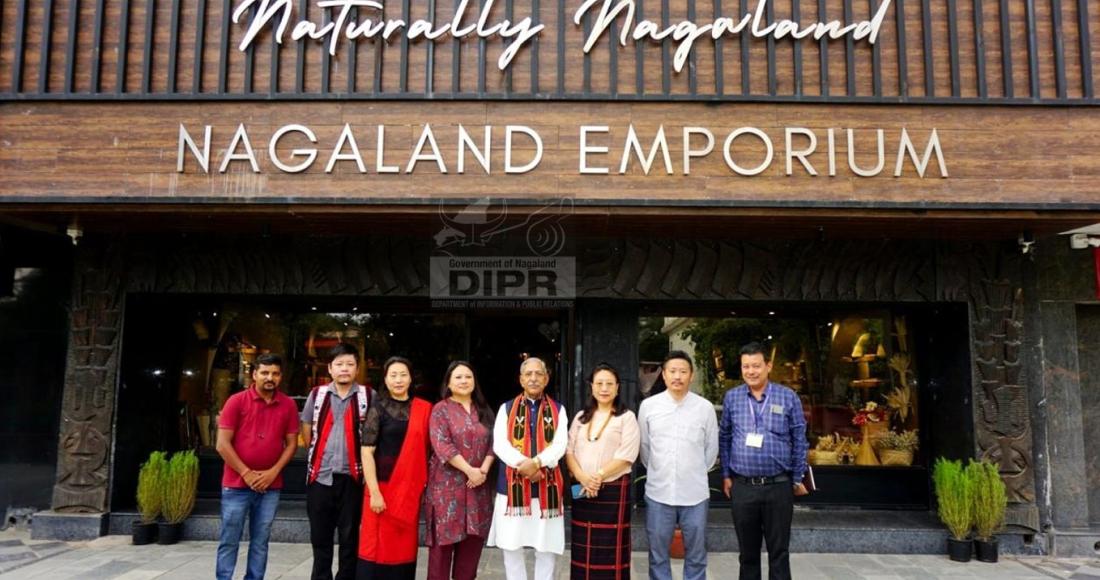Governor visit to Nagaland Emporium at delhi