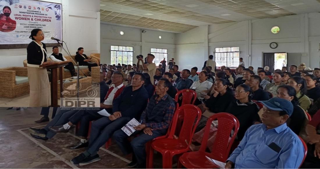 LEGAL AWARENESS AND RIGHTS ON WOMEN AND CHILDREN PROGRAMME HELD AT CHOZUBA