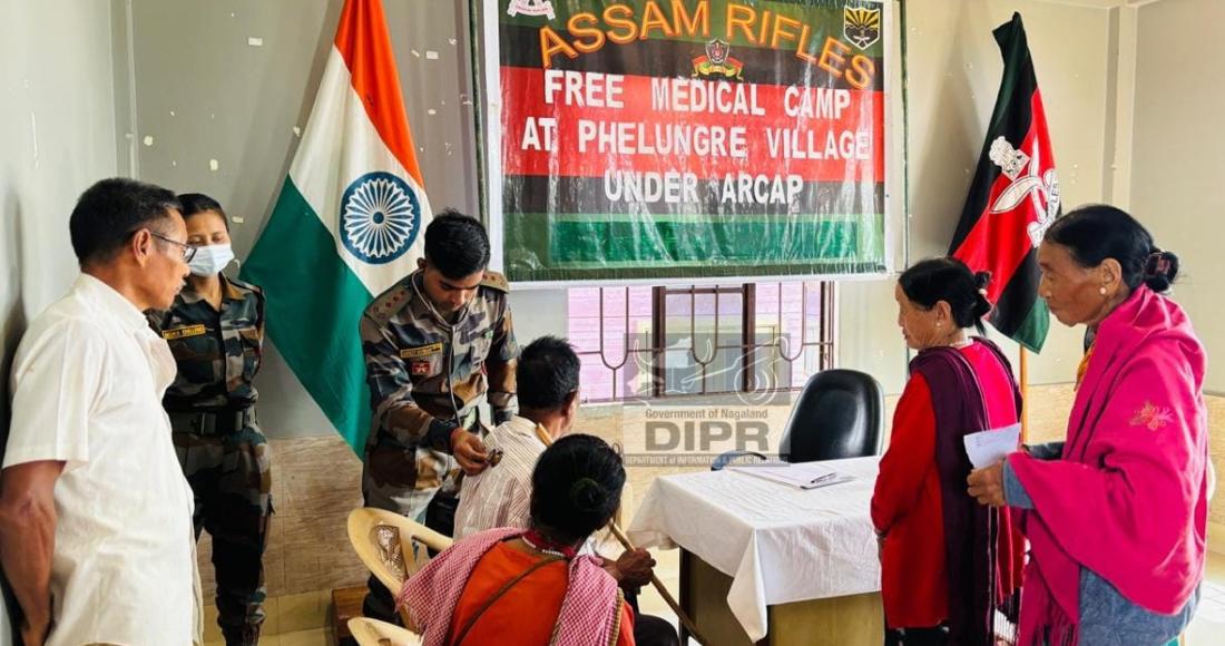 MEDICAL CAMP HELD AT PHELUNGRE VILLAGE
