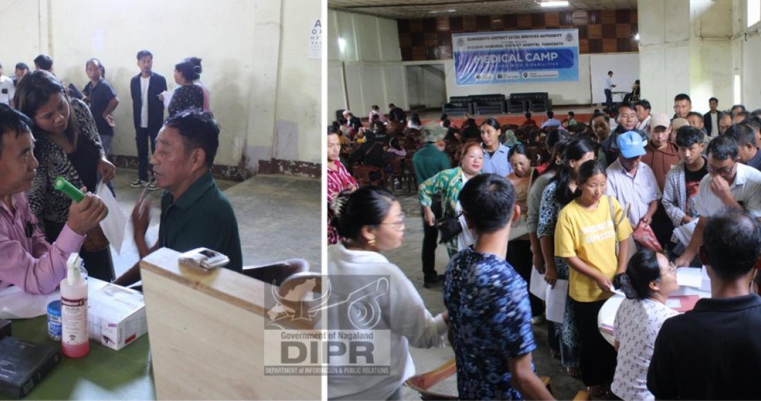 MEDICAL CAMP FOR PERSONS WITH DISABILITIES HELD AT ZUNHEBOTO