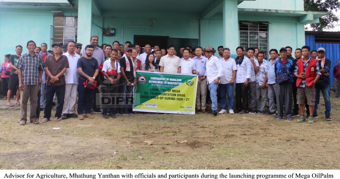 OIL PALM PLANTATION DRIVE- ANOTHER MILESTONE OPPORTUNITY TO ESTABLISH LONG-TERM AGRICULTURAL SOLUTION FOR FARMING COMMUNITY: MHATHUNG YANTHAN