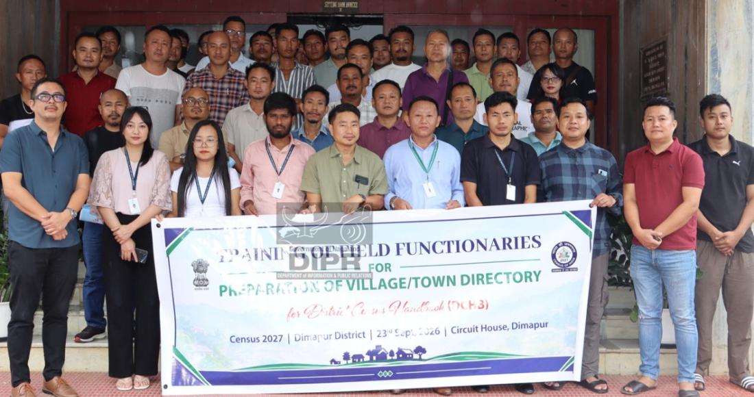 TRAINING ON DISTRICT CENSUS HANDBOOK HELD IN DIMAPUR