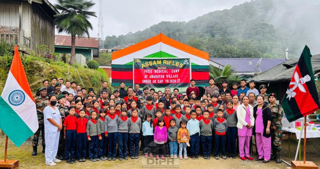 ASSAM RIFLES ORGANISES FREE MEDICAL CAMP AT AMAHATORE VILLAGE