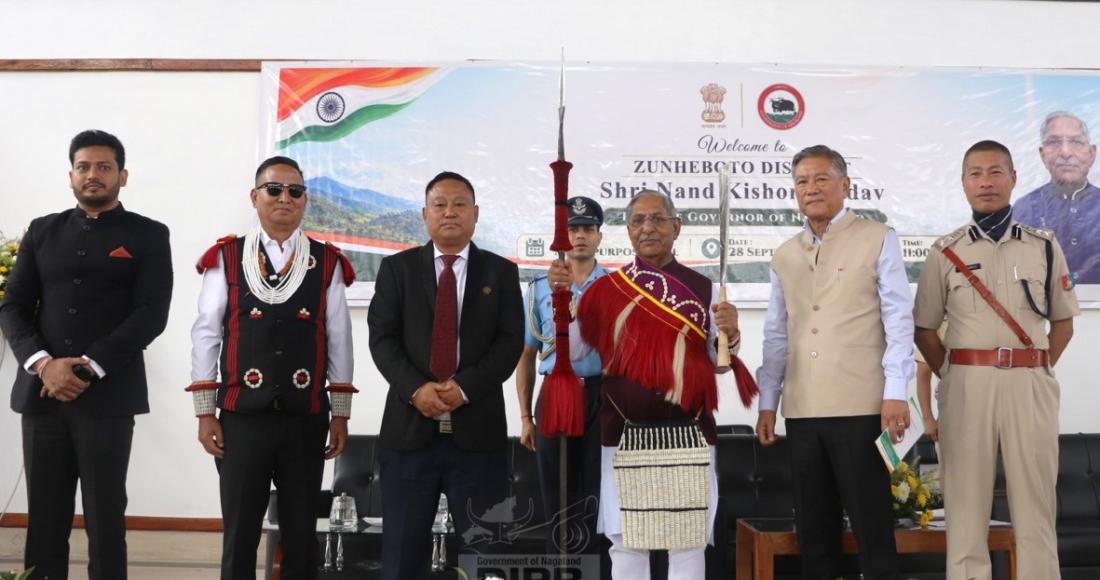 GOVERNOR NAND KISHORE YADAV VISITS ZUNHEBOTO