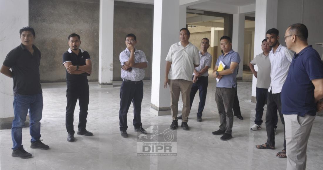 DC LONGLENG CONDUCTS A JOINT VERIFICATION OF ON-GOING CONSTRUCTION OF DISTRICT HOSPITAL LONGLENG