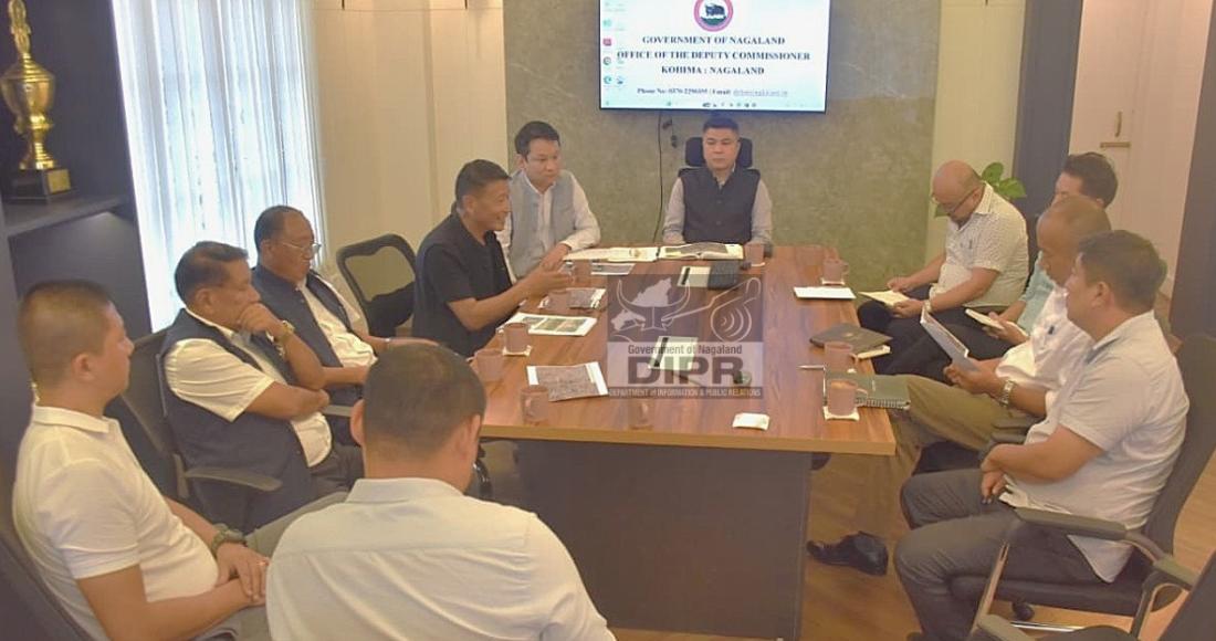 MEETING REVIEWS ROAD CONNECTIVITY AFFECTED BY LANDSLIDE AT KEWHITSÜTUO MODEL