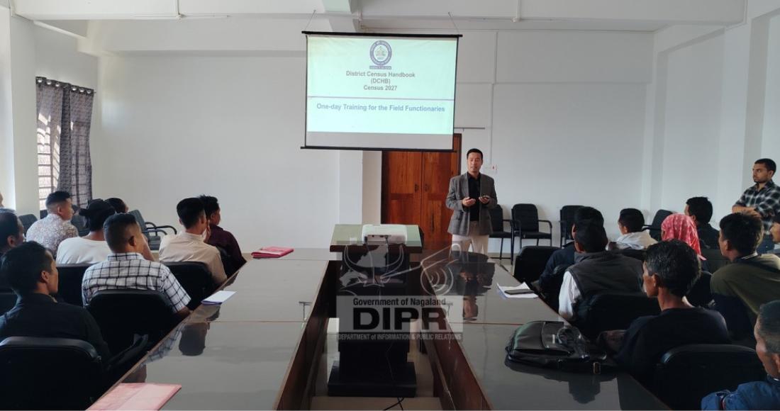 TRAINING PROGRAMME FOR FIELD FUNCTIONARIES TO BE HELD IN DIMAPUR ON SEPTEMBER 23