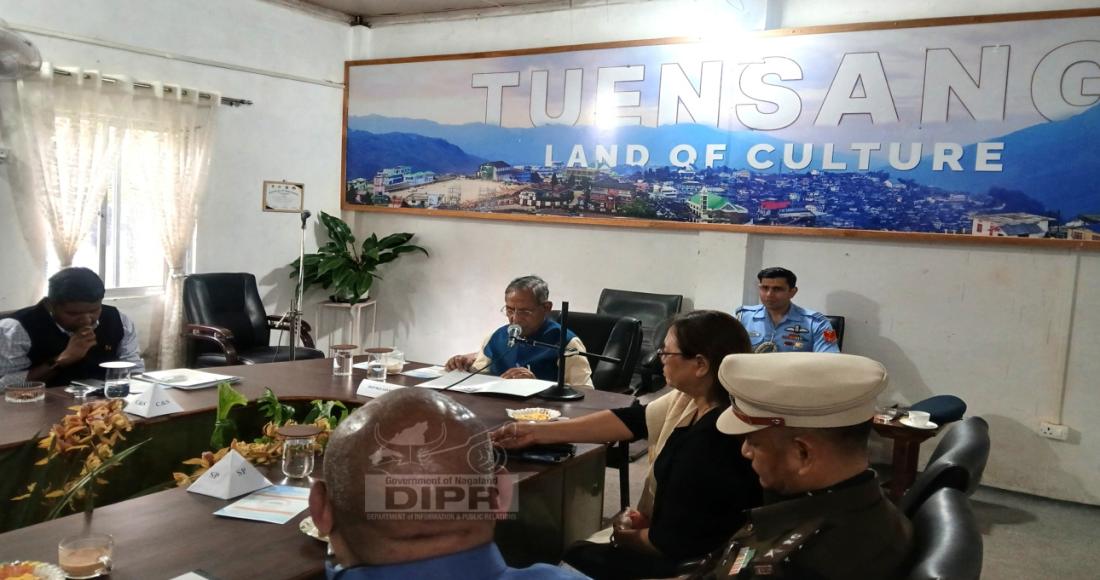 GOVERNOR NAND KISHORE YADAV VISITS TUENSANG