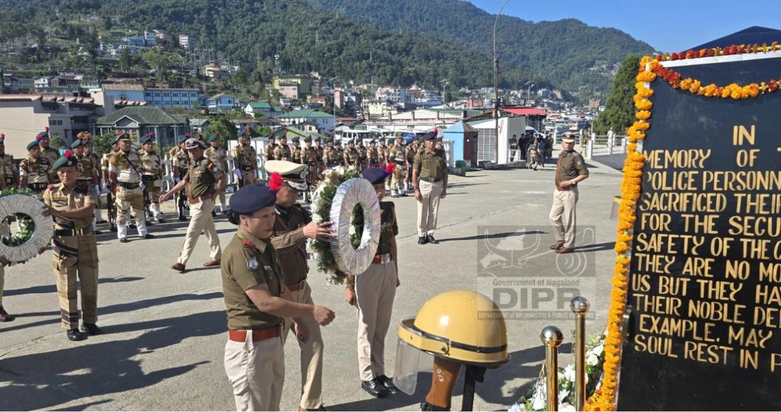 POLICE COMMEMORATION DAY OBSERVED AT NAGALAND POLICE HEADQUARTERS