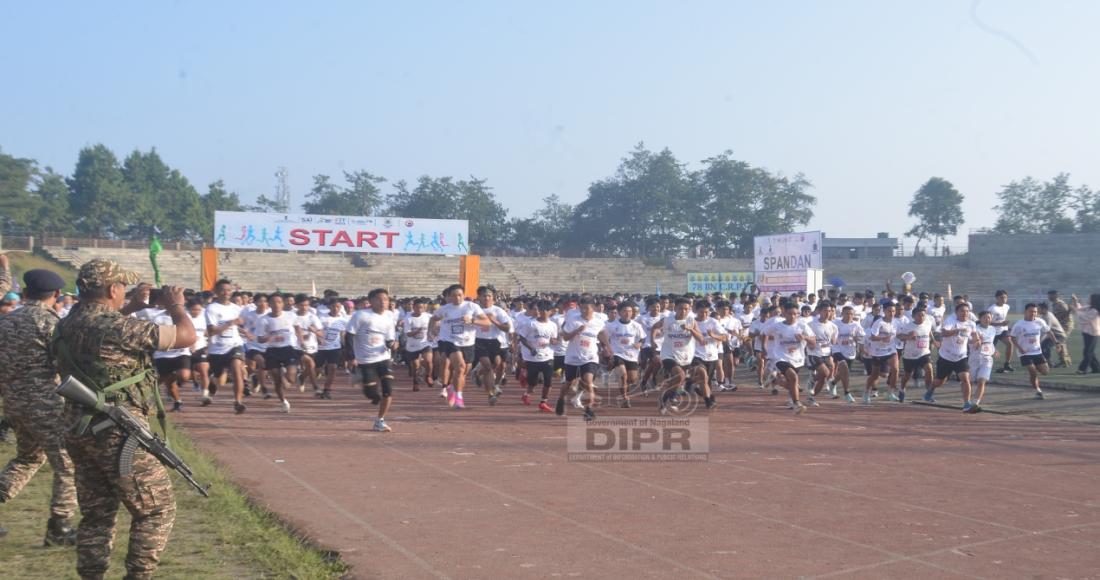 STATE LEVEL HALF MARATHON HELD AT KOHIMA