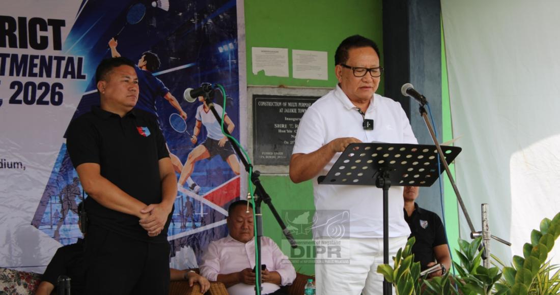 12TH PEREN DISTRICT INTER-DEPARTMENTAL TOURNAMENT INAUGURATED AT JALUKIE