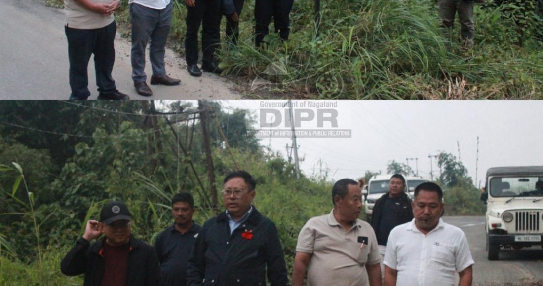 Y KIKHETO SEMA INSPECTES VARIOUS DEVELOPMENT PROJECTS IN MOKOKCHUNG