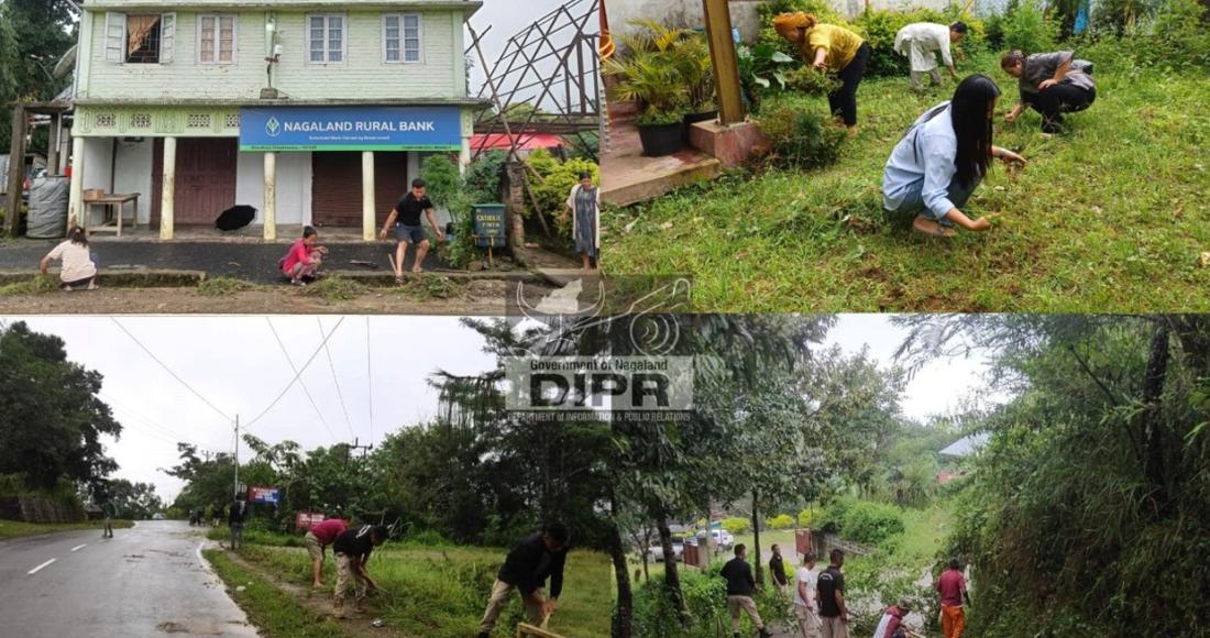 MASS SOCIAL WORK HELD AT CHIEPHOBOZOU