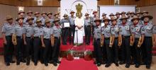 INVESTITURE CEREMONY OF THE ASSAM RIFLES HELD AT RAJ BHAVAN
